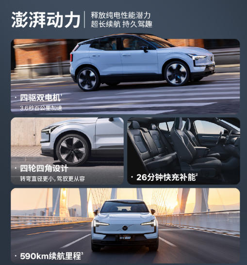 入门即“满配”！沃尔沃ex30焕新款，标配尊享十二项豪华配置